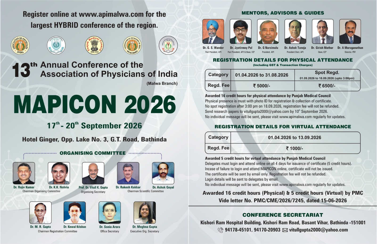 Registration Mapicon 2026