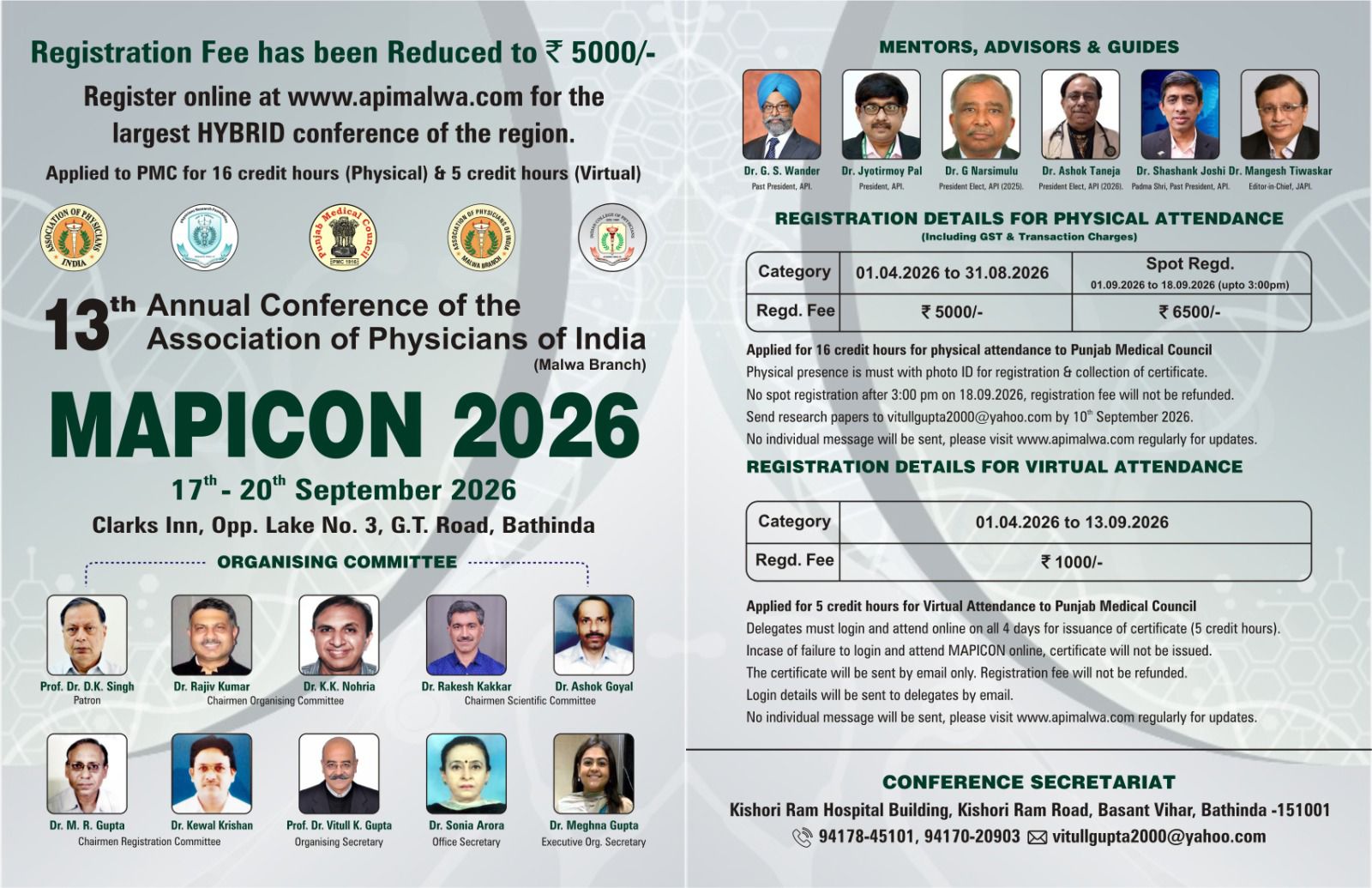 Registration Mapicon 2026